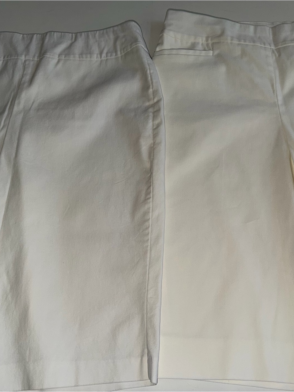 Chico’s Bundle Lot of 2 Shorts 13” Brigitte Alabaster White & Off White Size 8